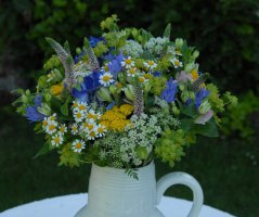 Letní luční svatba