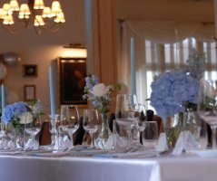 Bleděmodrá svatba v Průhonicích