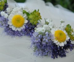 Luční svatba v zahradě