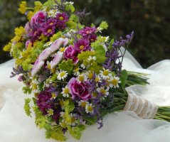 Luční svatba na louce