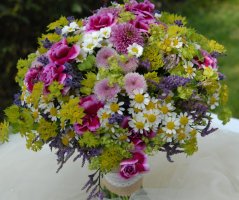 Luční svatba na louce